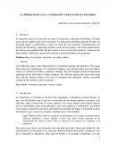 La problemática de la formación y educación en Colombia