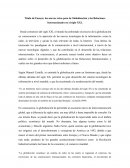 Los nuevos retos para la Globalización y las Relaciones Internacionales en el siglo XXI