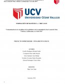 Contaminación de la vía pública de los pobladores de la comunidad de José Leonardo Ortiz