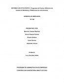 Programas de Precios, Definición de Canales de Marketing y Plataformas de comunicación