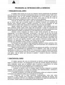 Programa de introducción al derecho