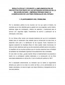 Implementación de proyectos por parte de las entidades estatales en la relación estado – empresa privada