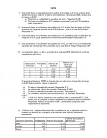 Guía ejercicios CAPM. Página 1