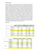 Análisis de los financiamientos