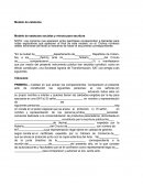 Modelo de estatutos sociales