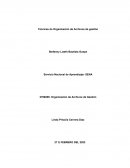 Tecnicas de organización de Archivos de gestión