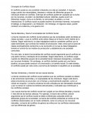 Concepto de Conflicto Social