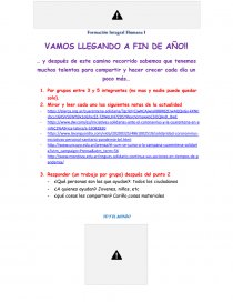 Formación Integral Humana I. Página 1