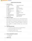 Historia cliínica psicológica modelo