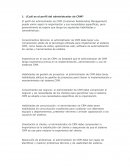 ¿Cuál es el perfil del administrador de CRM?