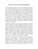 Impacto del Covid-19 en la economía de montería