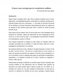 El amor como estrategia para la resolución de conflictos
