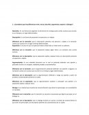 ¿Consideras que hay diferencias entre, narrar, describir, argumentar, exponer o dialogar?