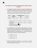 Taller Estadística Descriptiva e Inferencial