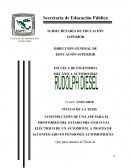 Construcción de una app para el monitoreo del estado mecánico y/o eléctrico de un automóvil