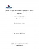 Manual de procedimiento de reclamaciones de saldos de ahorros por fallecimiento