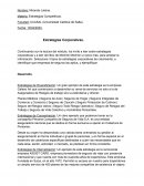Estrategias corporativas