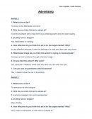 Inglés. Advertising