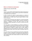 Mexico: La historia de su democracia