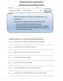 Evaluación de Lectura Complementaria “Todos los mares y las botellas del mundo"