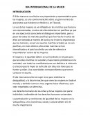 Día internacional de la mujer