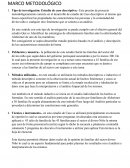 Estudio de caso descriptivo.Comunidad del Divino Niño