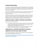 Contratos Mercantiles, Titulos y Operaciones de Credito