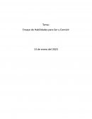 Ensayo de Habilidades para Ser y Convivir