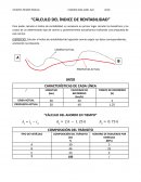 Cálculo del índice de rentabilidad