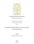 Ensayo sobre el libro del autor Guillermo de Ahumada