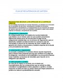 Plan de recuperación de cartera