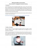 How Insurtech is changing the Insurance Industry