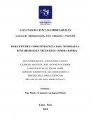 Dark Kitchen como estrategia para mejorar la rentabilidad en negocio de comida rápida