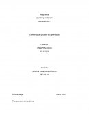 Actividad No. 1 Elementos del proceso de aprendizaje