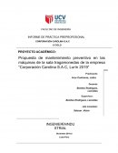 Informe de práctica preprofesional Corporación Carolina S.A.C