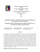 Determinación de la densidad de sustancias líquidas en función de su concentración