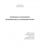 Factiblidad de la aplicación del neuromarketing en la gastronomía peruana
