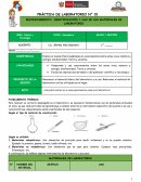 Reconocimiento, identificación y uso de los materiales de laboratorio