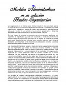 Modelos administrativos en su relación hombre organización