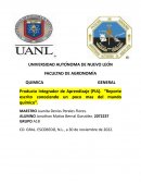 Reporte escrito: conociendo un poco mas del mundo químico