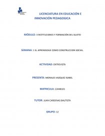 El aprendizaje como construccion social. Página 1