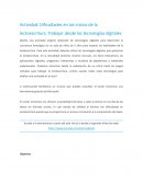Actividad: Dificultades en los inicios de la lectoescritura. Trabajar desde las tecnologías digitales