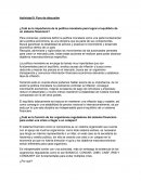 Cuál es la importancia de la política monetaria para lograr el equilibrio de un sistema financiero?
