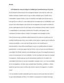 El Problema de como investigar la realidad para transformarla por la praxis