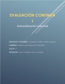 Examen de automatización Industrial