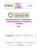 Procedimiento – compras logistica y almacen