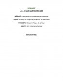 Plan de trabajo de prevención de adicciones