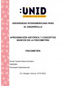 Aproximación histórica y conceptos básicos de la psicometría