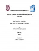 Mecánica de suelos I: Práctica: calibración de matras