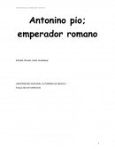 Antonino pio; emperador romano
